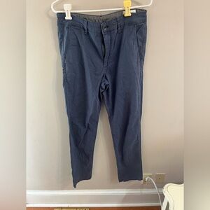Rag & Bone Blue Chinos Classic Cotton-Blend Trousers